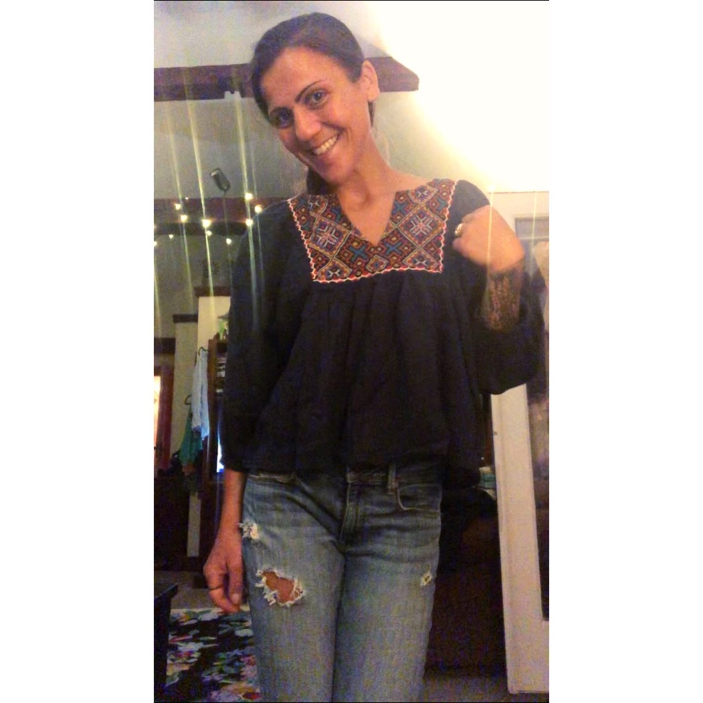 3/$15 American Eagle Peasant Blouse, Medium